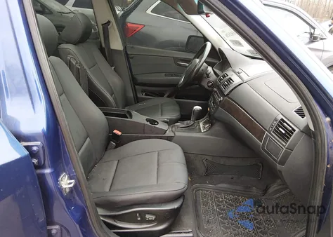 2007 BMW X3 3.0Si из США, поврежденный, VIN WBXPC93477WF21657